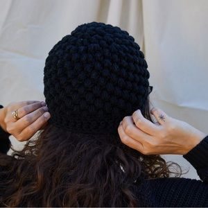 Biker Babe Handmade Crochet Beanie